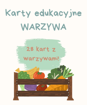 (E-book) Karty edukacyjne - Warzywa