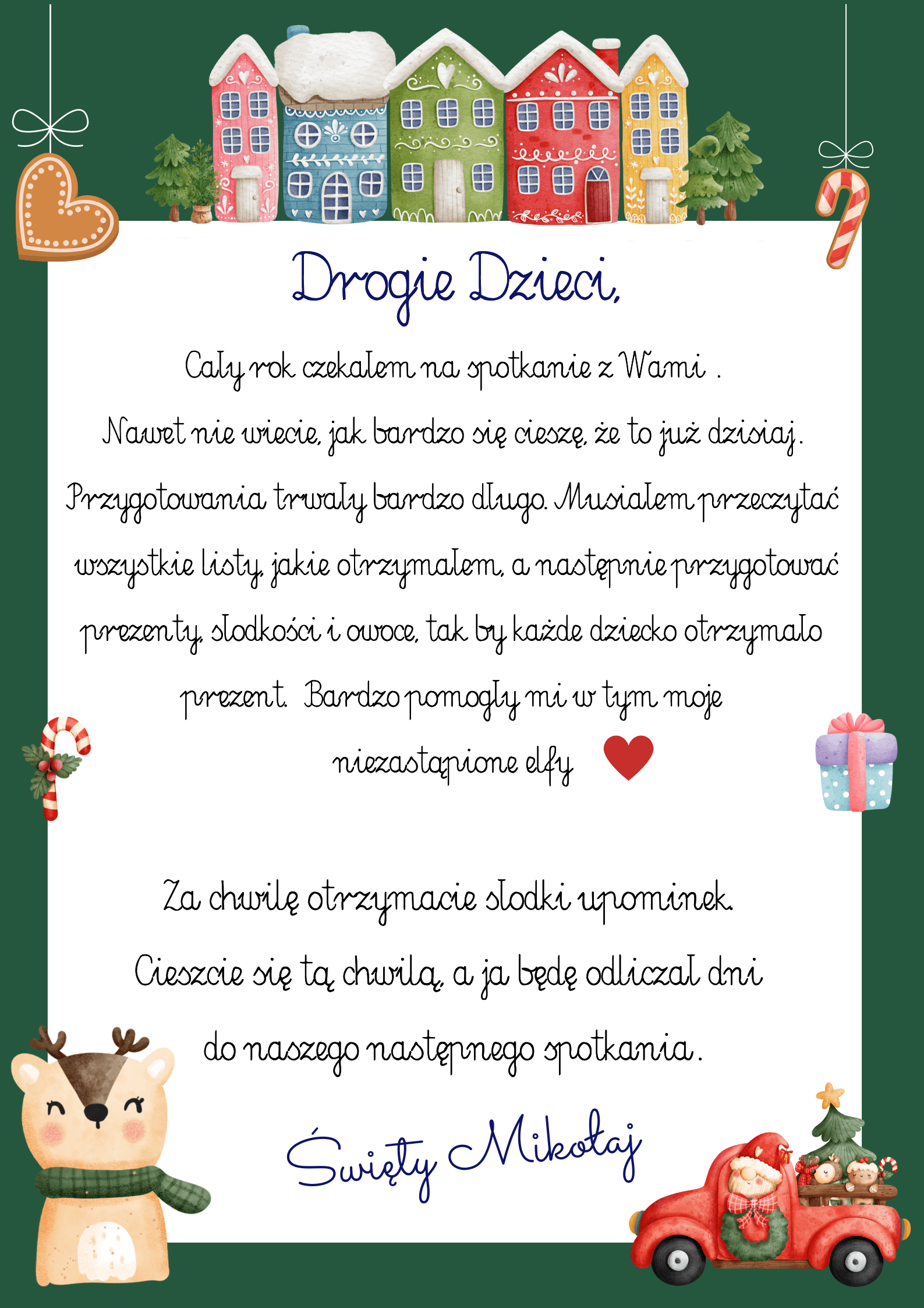 (E-book) Personalizowany list od Świętego Mikołaja