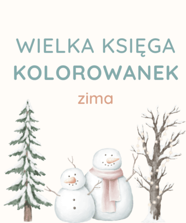(E-book) Wielka księga kolorowanek - Zima