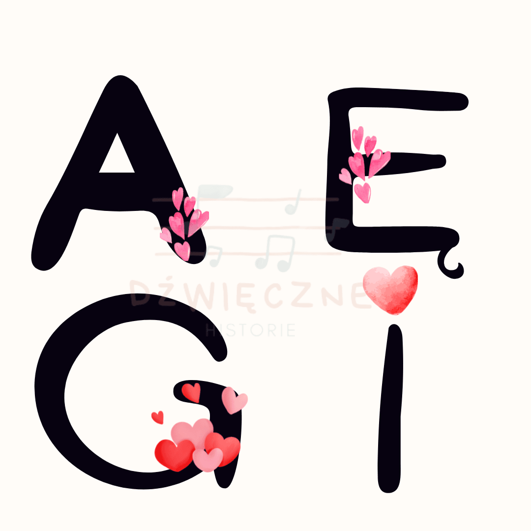 (E-book)Alfabet - motyw walentynkowy