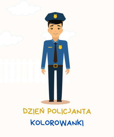 (E-book) Dzień policjanta - kolorowanki