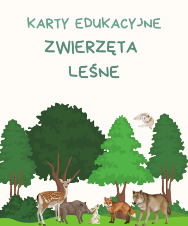 (E-book) Karty edukacyjne - zwierzęta leśne