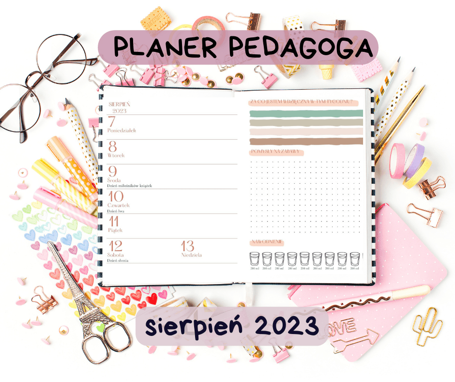(E-book) Planer pedagoga - sierpień 2023 (PDF)