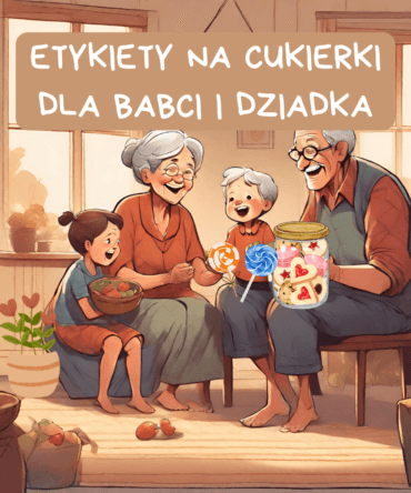 (E-book) Etykiety na cukierki/lizaki dla babci i dziadka