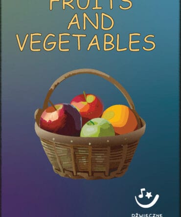 (E-book) Karty edukacyjne - owoce i warzywa (w języku angielskim)