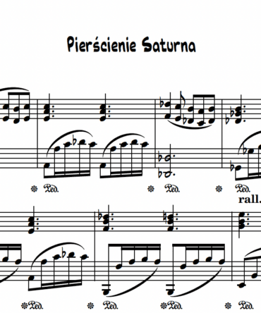 Pierścienie Saturna (nuty)