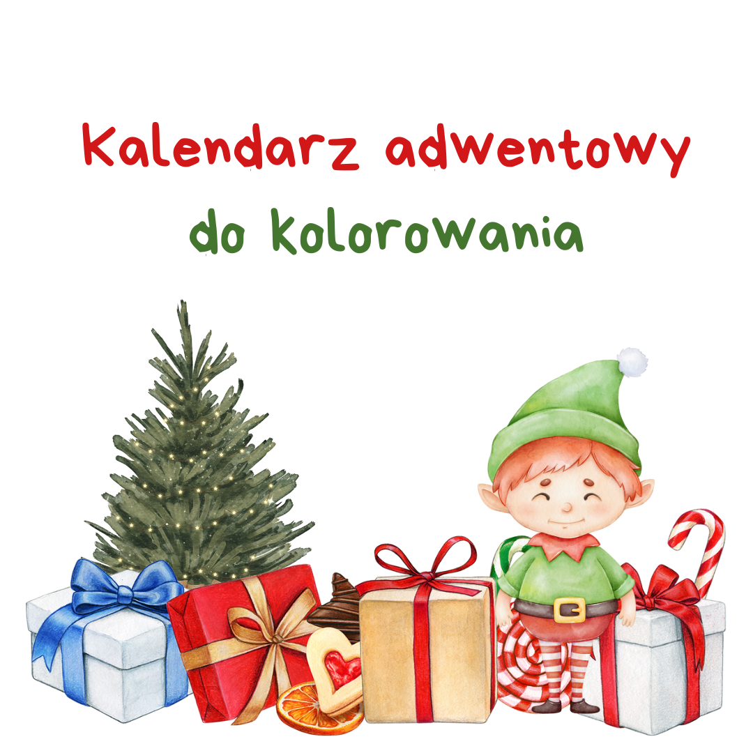 (E-book) Kalendarz adwentowy - zadania do kolorowania