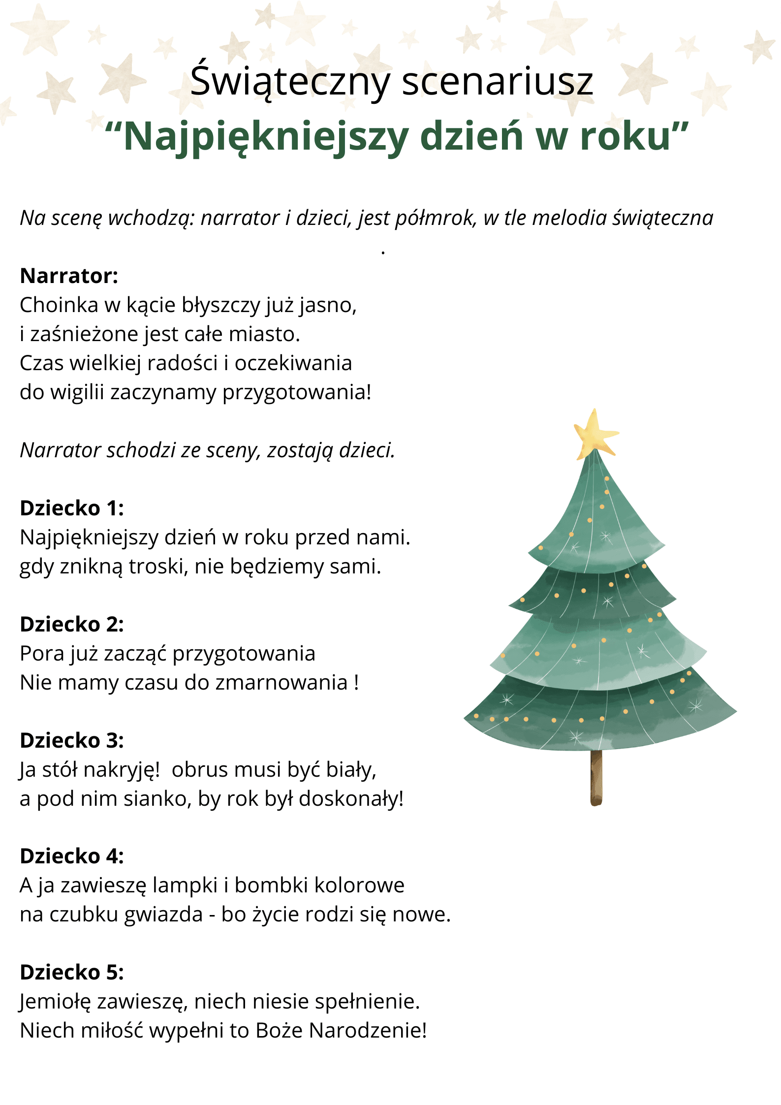 (E-book) Scenariusz świąteczny "Najpiękniejszy dzień w roku"