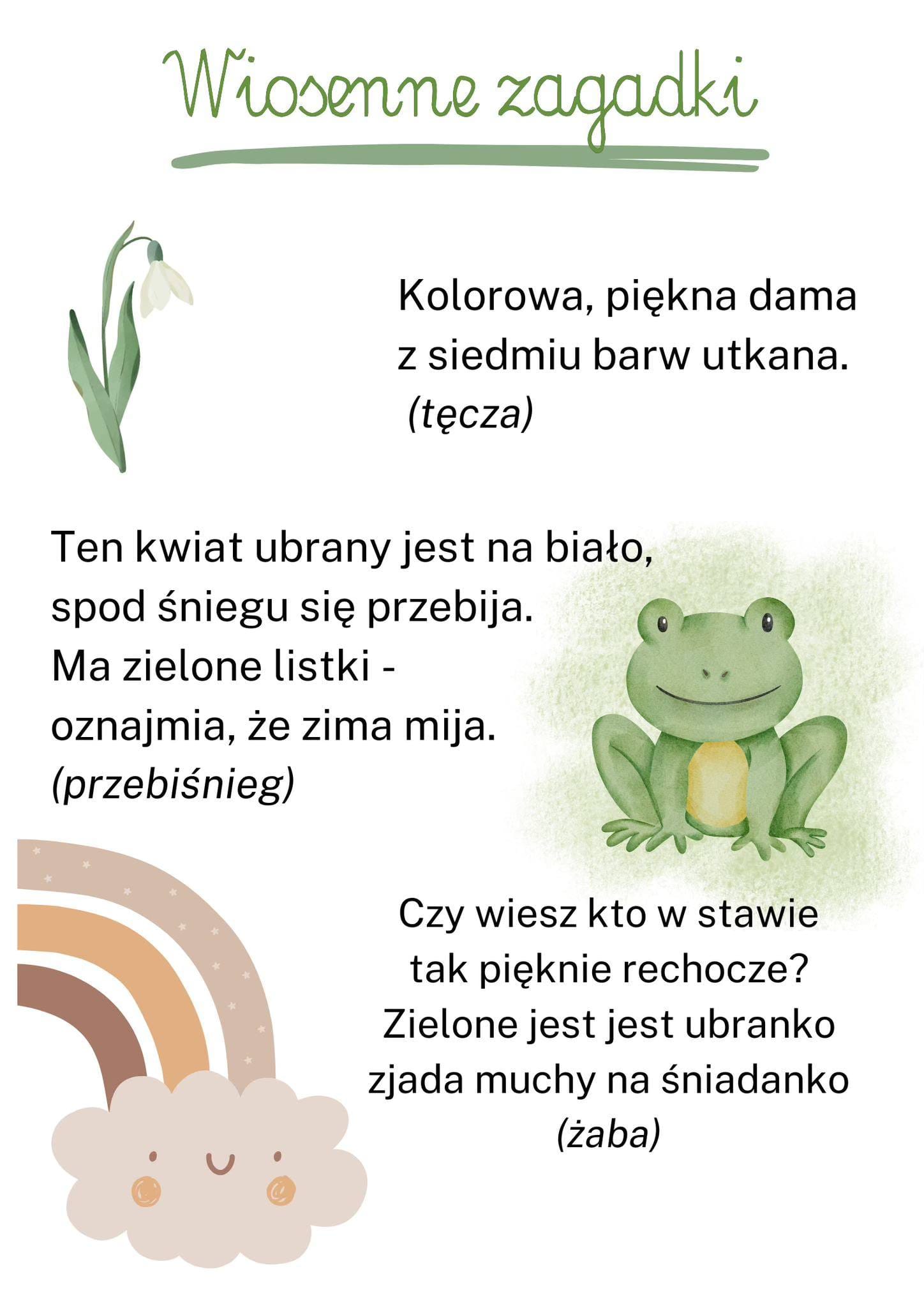 (E-book) Konspekt zajęć "Wreszcie wiosna"