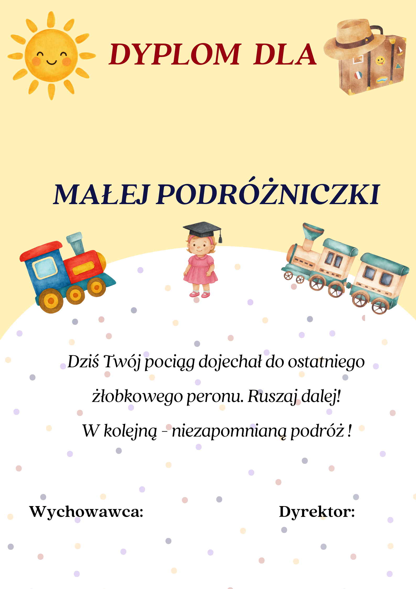 (E-book) Dyplomy na zakończenie przedszkola i żłobka