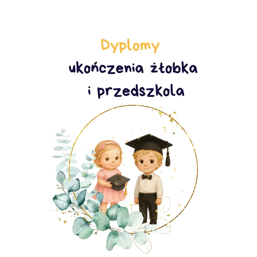 (E-book) Dyplomy na zakończenie przedszkola i żłobka