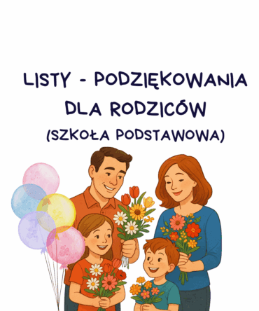 (E-book) Listy - podziękowania dla rodziców (szkoła podstawowa)
