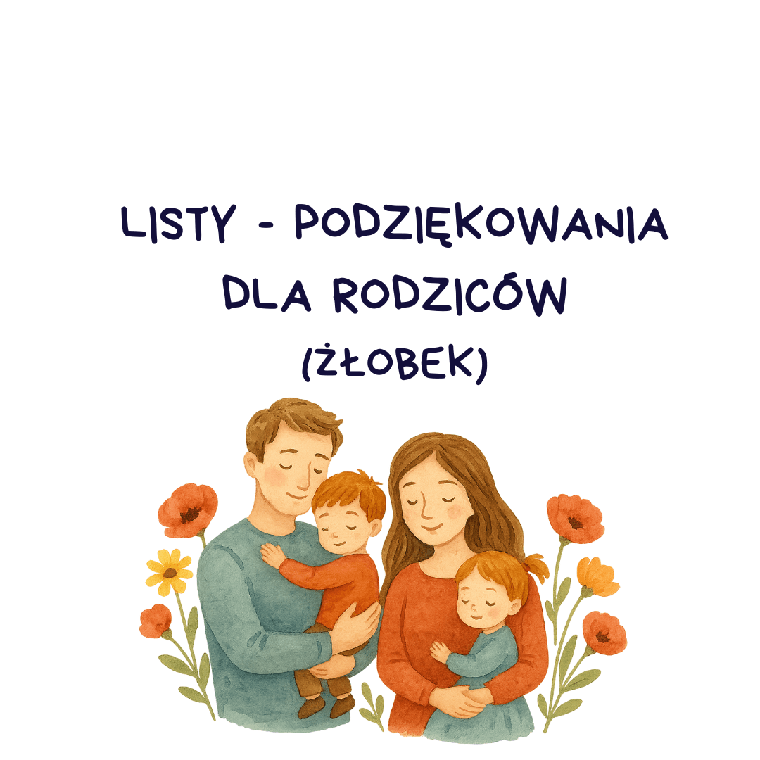 (E-book) Listy - podziękowania dla rodziców (żłobek)