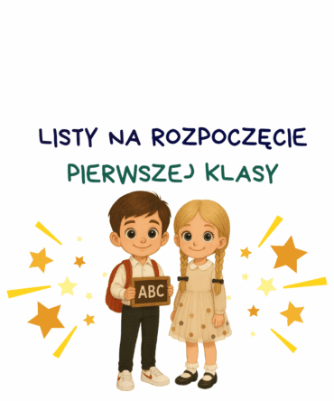 (E-book) Listy na rozpoczęcie nauki w szkole - klasa pierwsza