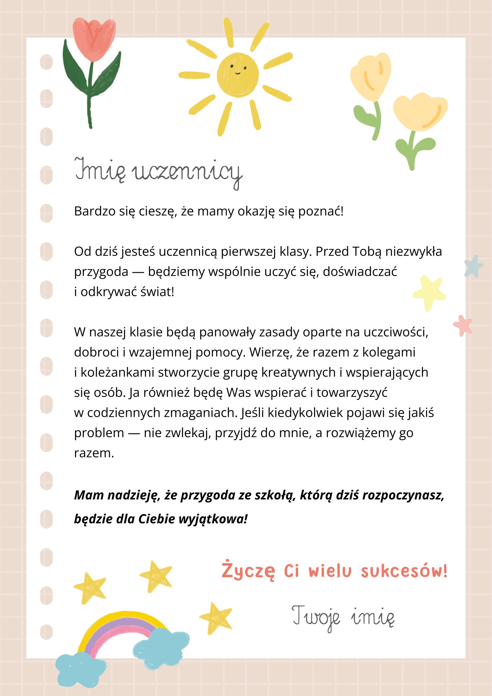 (E-book) Personalizowane listy na początek roku