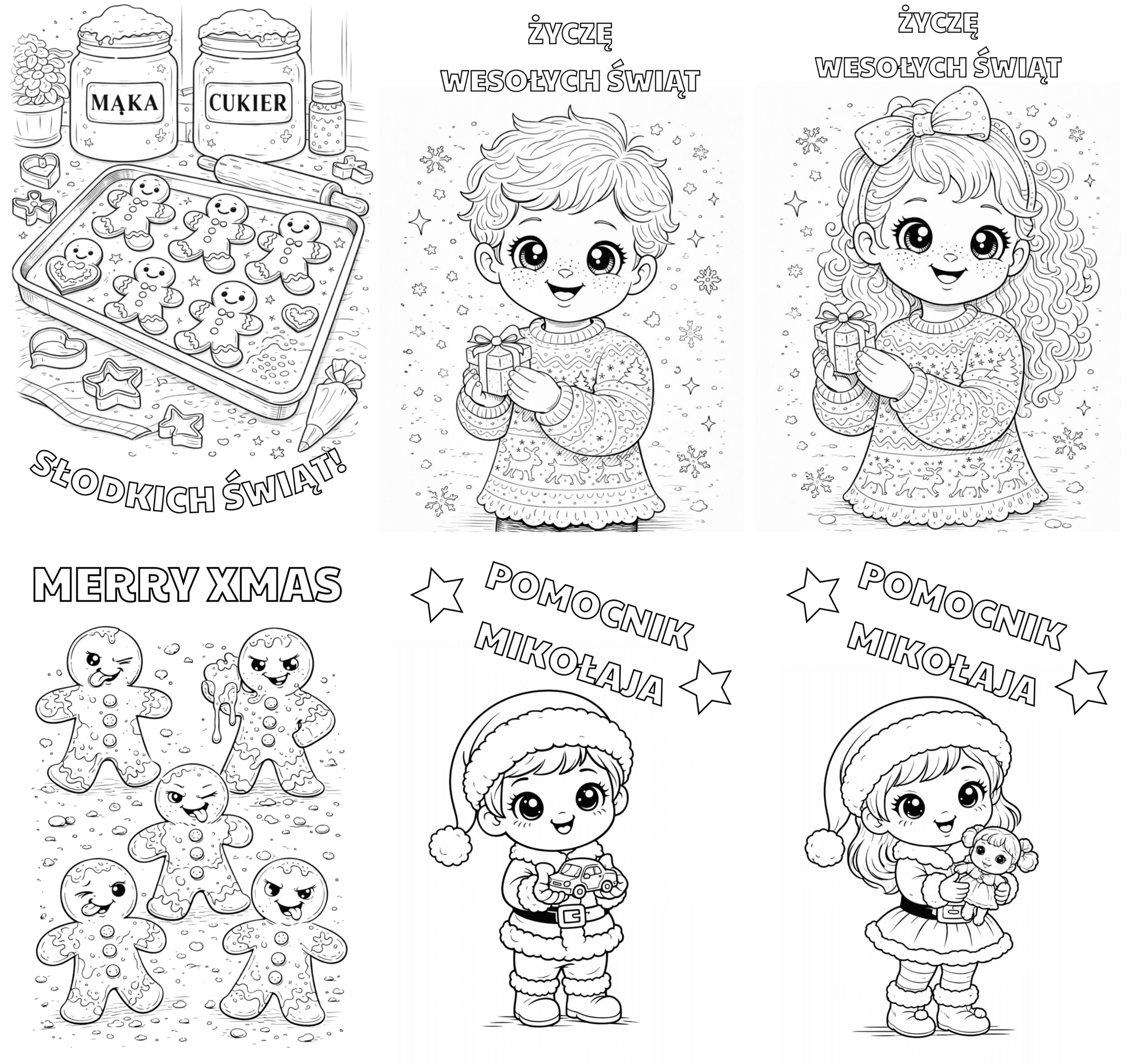 (E-book) Świąteczne kolorowanki