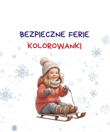 (E-book) Bezpieczne Ferie - kolorowanki
