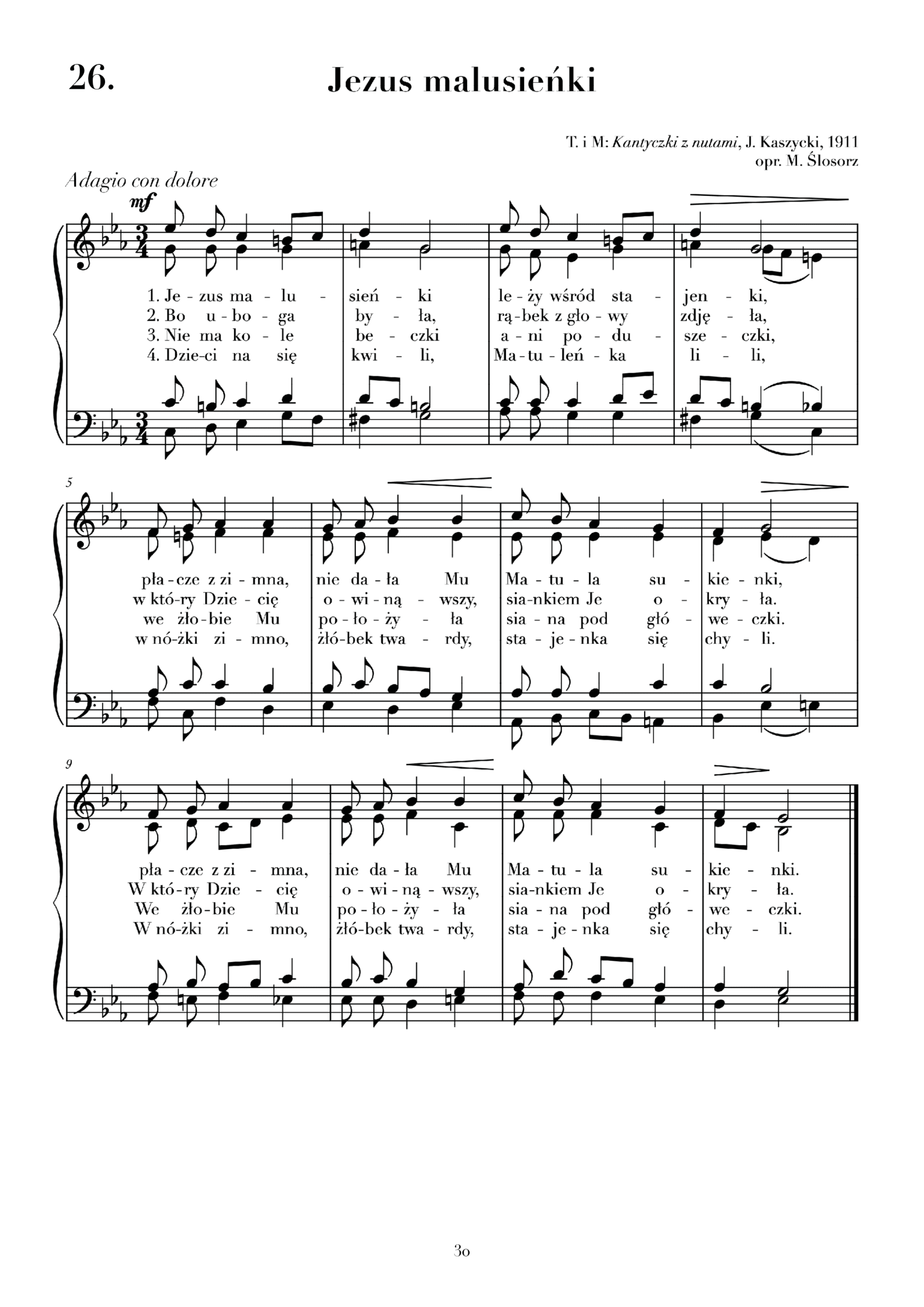 (E-book) Puer Natus in Bethlehem. Kolędy i pastorałki na czterogłosowy chór mieszany. Część II (pdf)