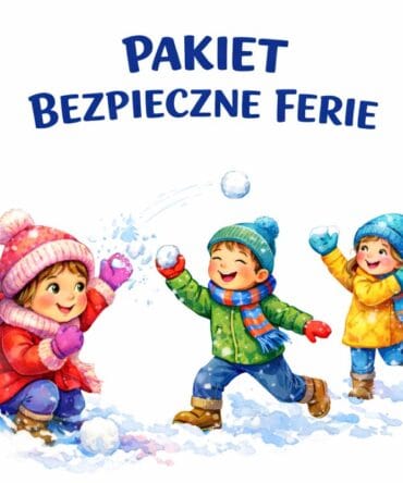 (E-book) Pakiet Bezpieczne Ferie - kolorowanki + plansze
