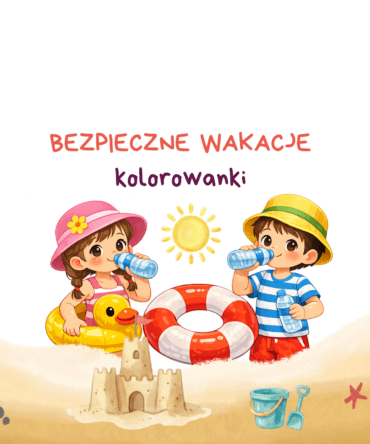 (E-book) Bezpieczne wakacje - kolorowanki