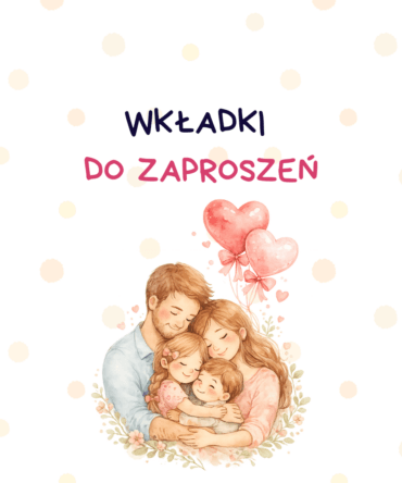 (E-book) Wkładki do zaproszeń dla rodziców