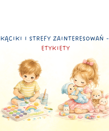 (E-book) Kąciki i strefy zainteresowań - etykiety
